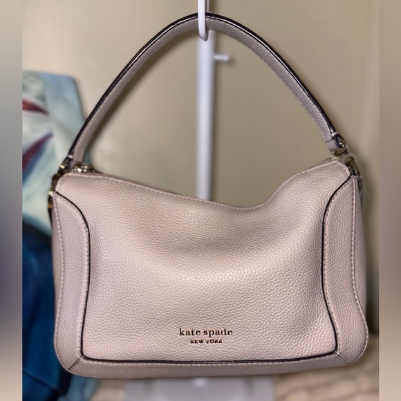 Kate Spade Gray Leather Shoulder Bag & Kathy Fallon Tote - Picture 2 of 4